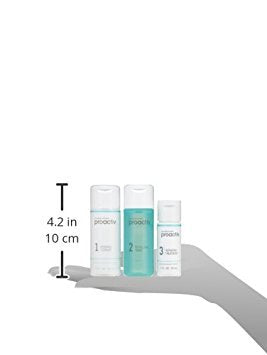 Proactiv 3 Step Acne Treatment - Benzoyl Peroxide Face Wash, Repairing Acne Spot Treatment for Face and Body, Exfoliating Toner - 30 Day Complete Acne Skin Care Kit