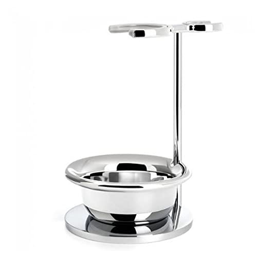 MÜHLE RYTMO 4-piece Pure Badger 5-Blade Razor Modern Luxury Wet Shaving Set - Perfect for Every Day Use, Barbershop Quality Close Smooth Shave