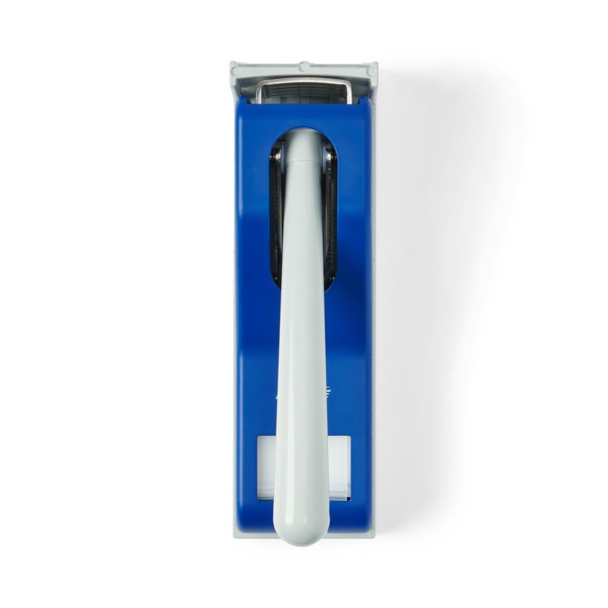 Medline Pill Crusher, 50 Pill Pouches Included, Ergonomic Design, Easily Crushes Medication Without Strain, Hygienic Cross-Contamination Protective Pouches, Blue, 1 EA