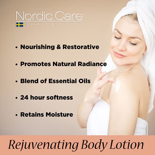 Nordic Care Foot Cream & Body Lotion - Intensive Repair 1 Body Lotion (3oz) & 2 Foot Cream (6oz) with Urea & Macadamia Oil for Cracked Heels & Dry Skin, Provide Hydration & Prevent Cracking