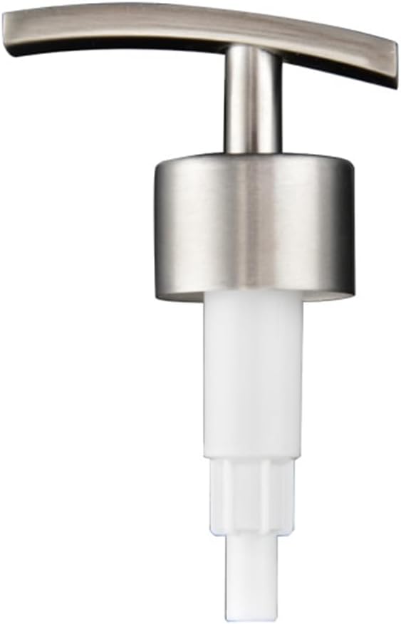 FRCOLOR Dispenser Pump Head Steel Soap Pump Replacement Stainless Steel Soap Dispenser Pump Dispenser Replacement Pump Shampoo Pump Replacement Rust Proof Lotion Liquid Bottle Push Type