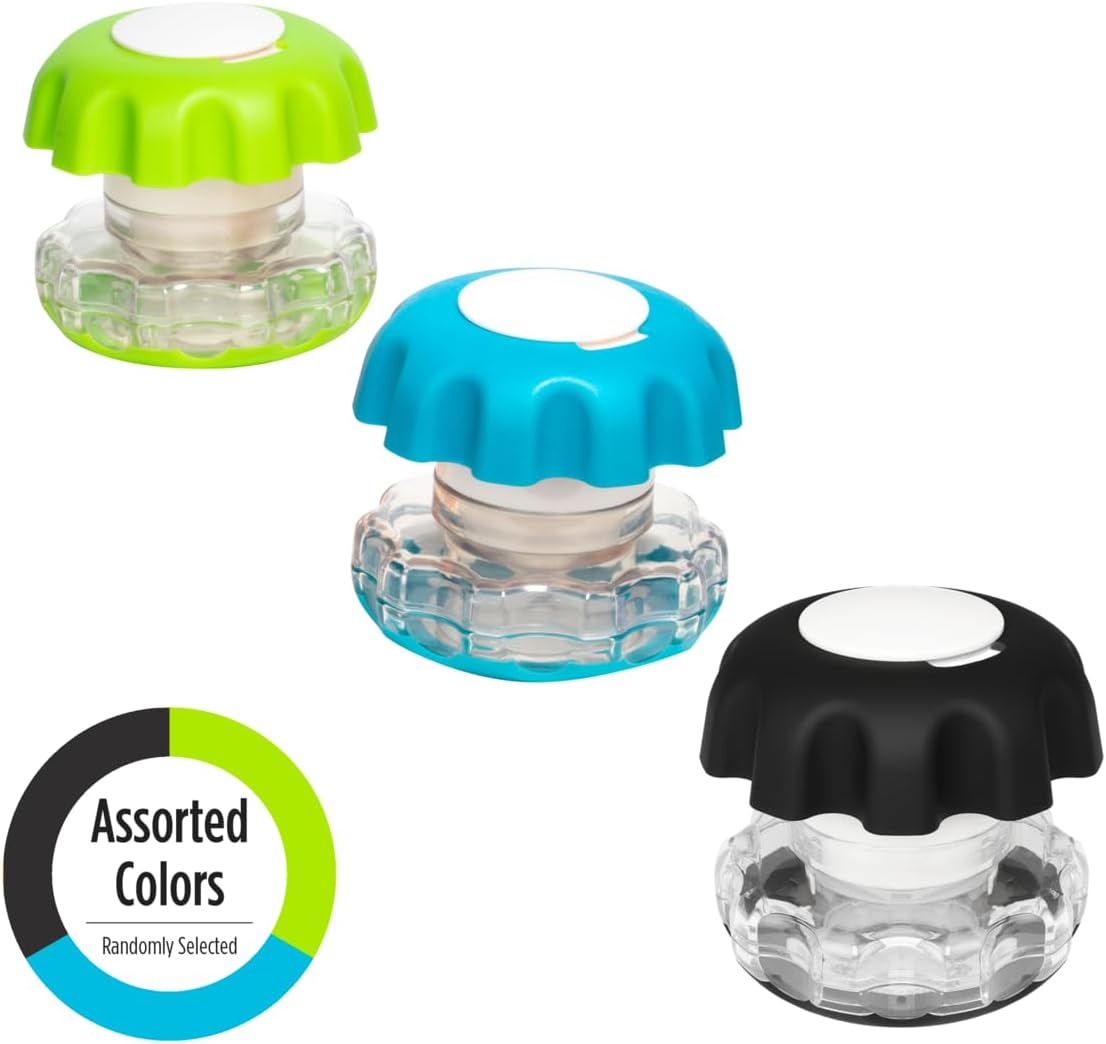 EZY DOSE Pill Crusher and Grinder for Vitamins, Tablets with Storage Compartment, Kids, Pets, Elderly, Effortlessly Crushes Medications into Fine Powder, Easy-to-Use Design, Colors May Vary, BPA Free