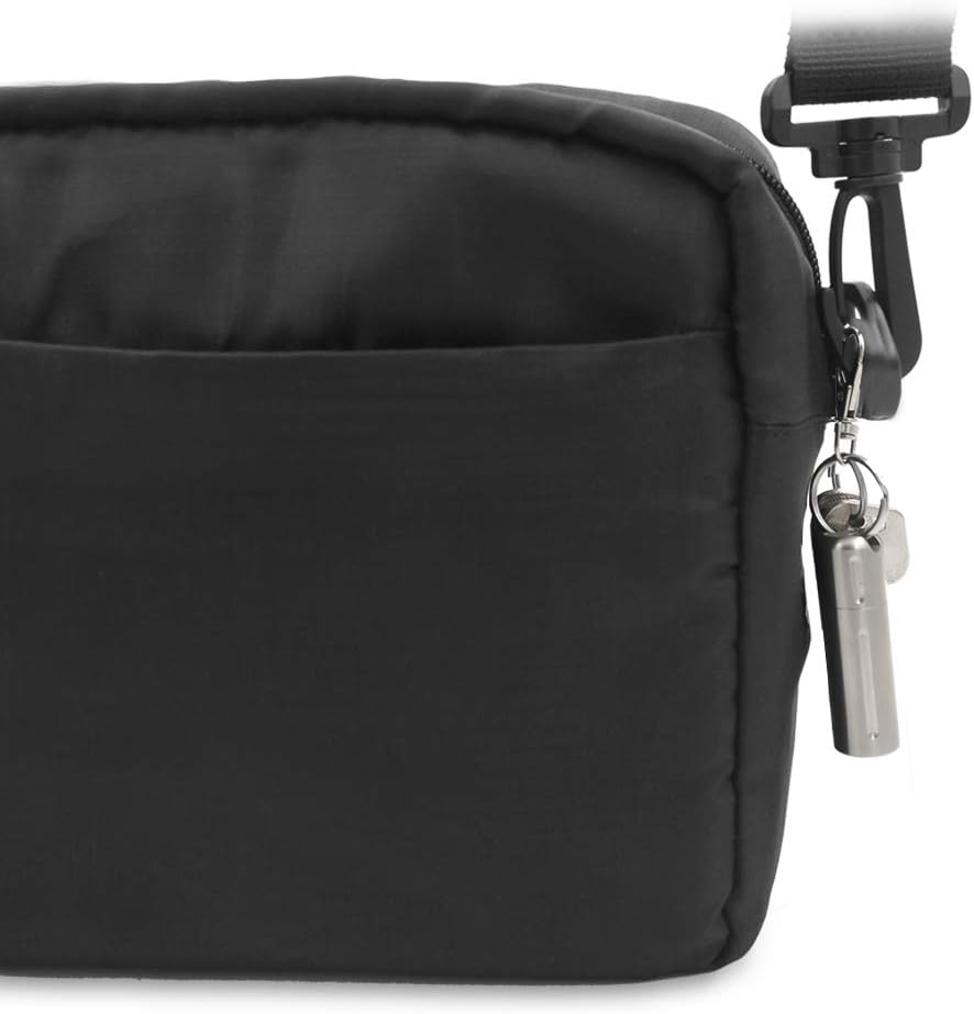 SHD Pill Holder Keychain,Titanium Waterproof Single Pill Box Container,Portable Small Pill Case for Outdoor Travel Camping