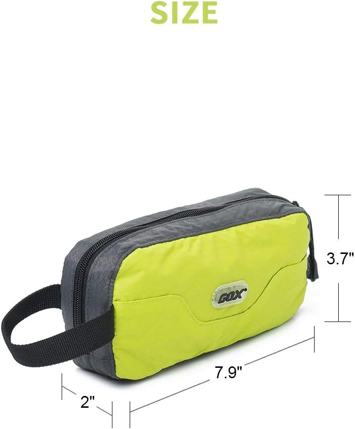 GOX Travel Toiletry Bag,Dopp Kit Case,Ultra-Light Cosmetics Bag Makeup Organizer(Green)