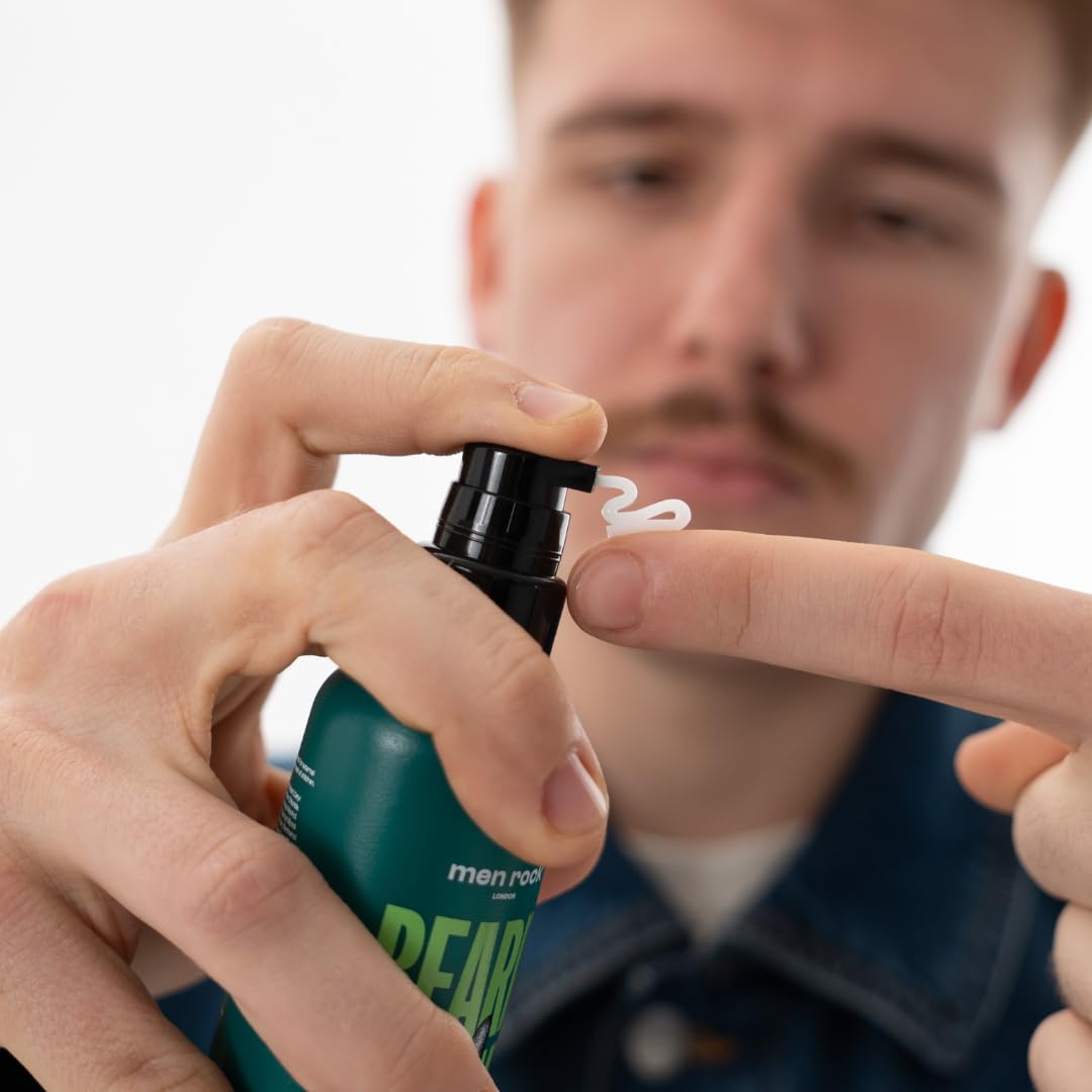 Men Rock Awakening Beard Balm - Sicilian Lime - Leave In Beard Conditioner for Men - Mens Skincare Products - Conditioning and Softening Balm - 3.4 oz