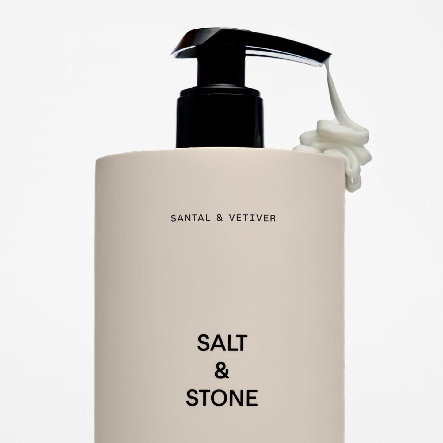 Salt & Stone Body Lotion for Women & Men| Scented Daily Body Lotion | Hydrates, Nourishes & Softens Skin | Restores Dry Skin | Fast-Absorbing | Cruelty-Free & Vegan (450 ml) (Santal & Vetiver)