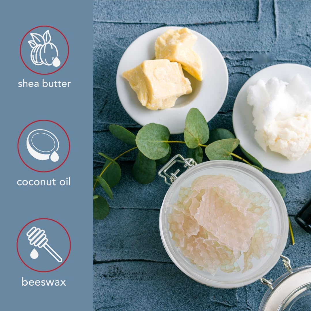 Onyx Professional Cracked Heel Repair Balm Stick, Tea Tree Eucalyptus Scent, 2 Pack - Dry Heels Dry Cracked Feet Treatment, Moisturizing Heel Balm Rolls On, No Mess Like Foot Cream or Foot Lotion