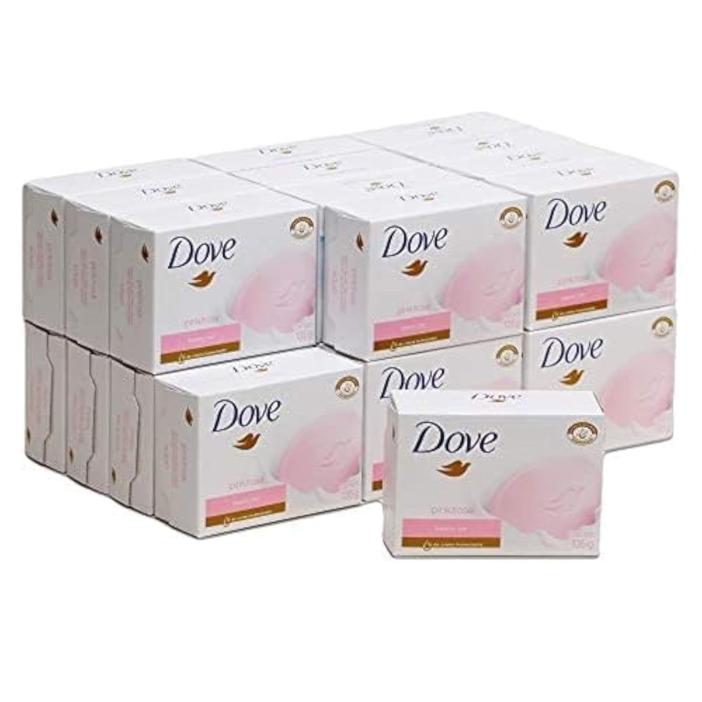 Dove Beauty Cream Bar Soaps, Pink/Rosa - 135g / 4.76oz x 24 Pack