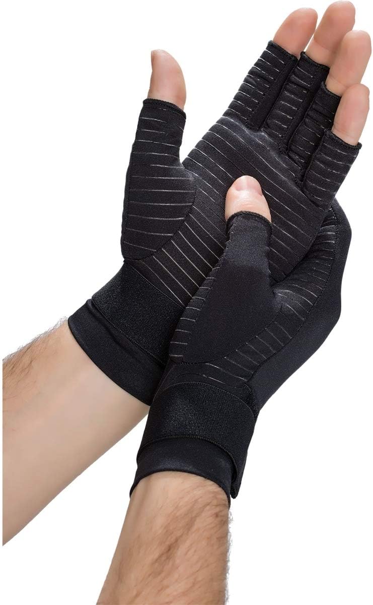 Copper Fit Unisex Hand Relief Compression Gloves