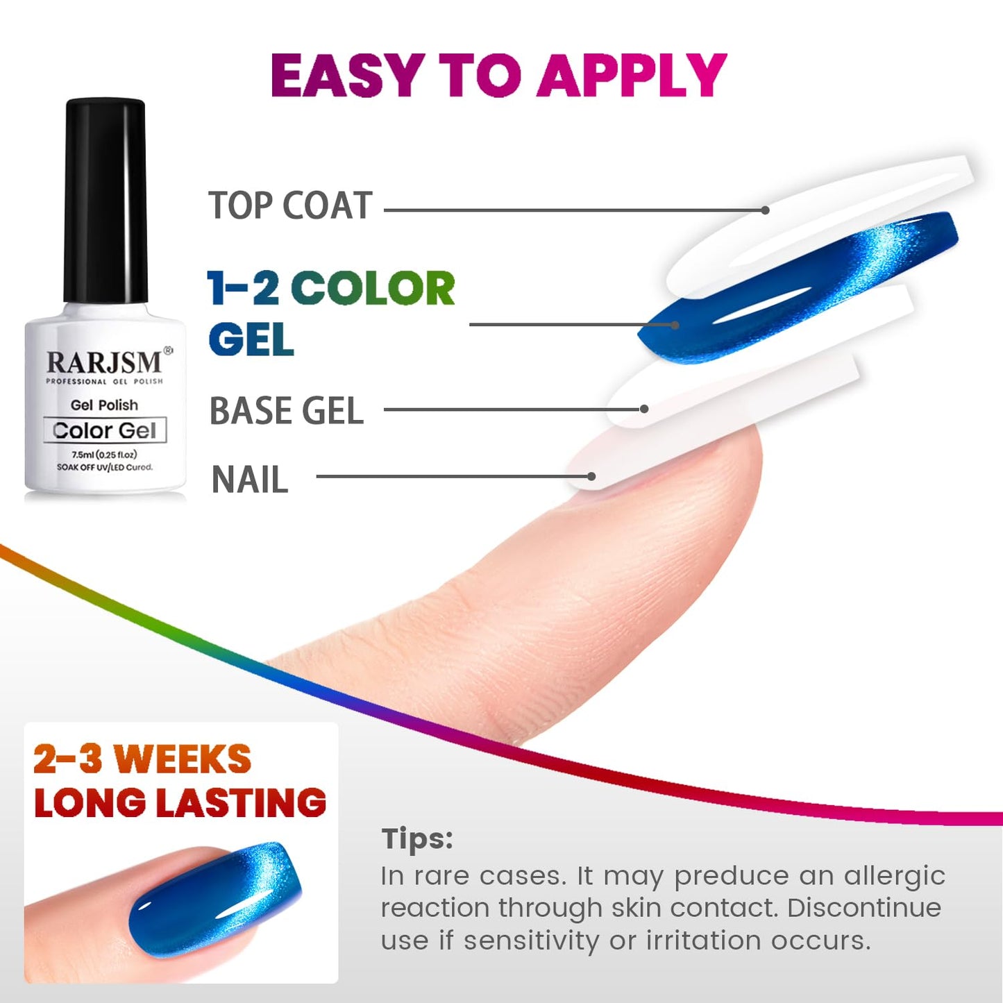 RARJSM 9D Neon Cat Eye Gel Nail Polish Set 6 Colors Velvet Silver Glitter Bright Orange Blue Red Green Rose Purple Ice Gel Polish with Magnet Stick UV LED Curing Requires Soak Off Home Salon Diy