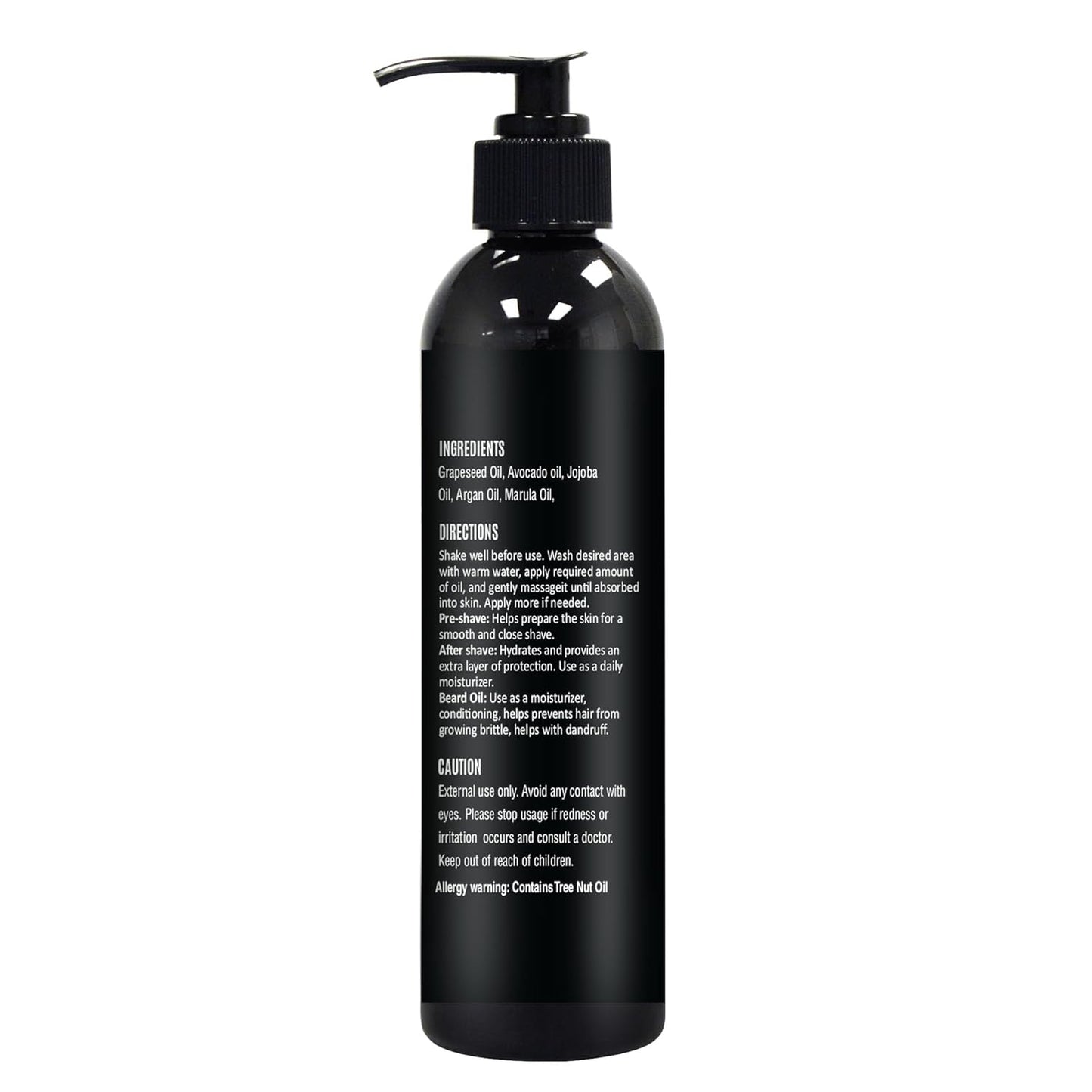 The Henna Guys 8 fl. Oz, Unscented Pre Shave Oil for Men, Excellent Shaving oil for Men, Prepares for a burns free Shave, Works with Straight or Safety Razor