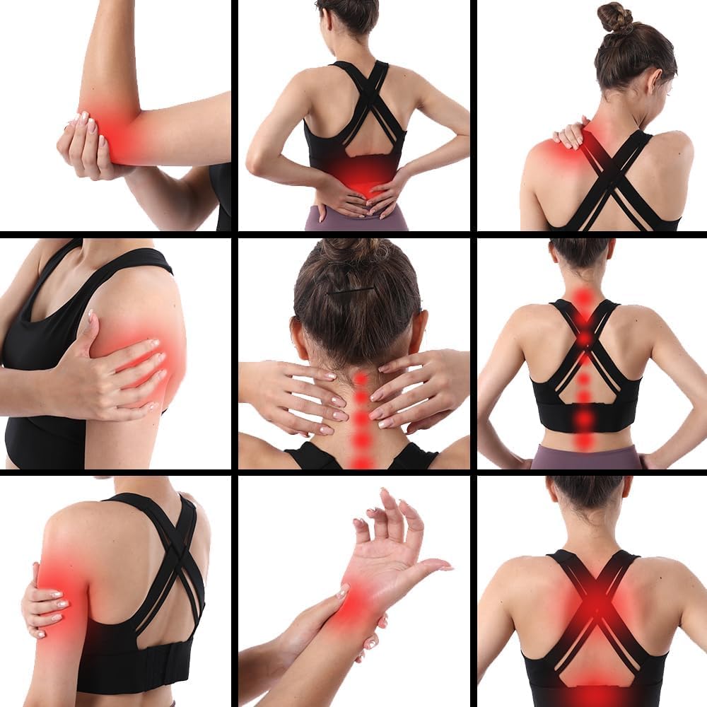 Muscle Roller Stick for Athletes - Deep Tissue Fascia Blaster & Roller Massager for Myofascial Pain Relief - Handheld Physical Therapy & Recovery Tool(Orange White-18 inch)