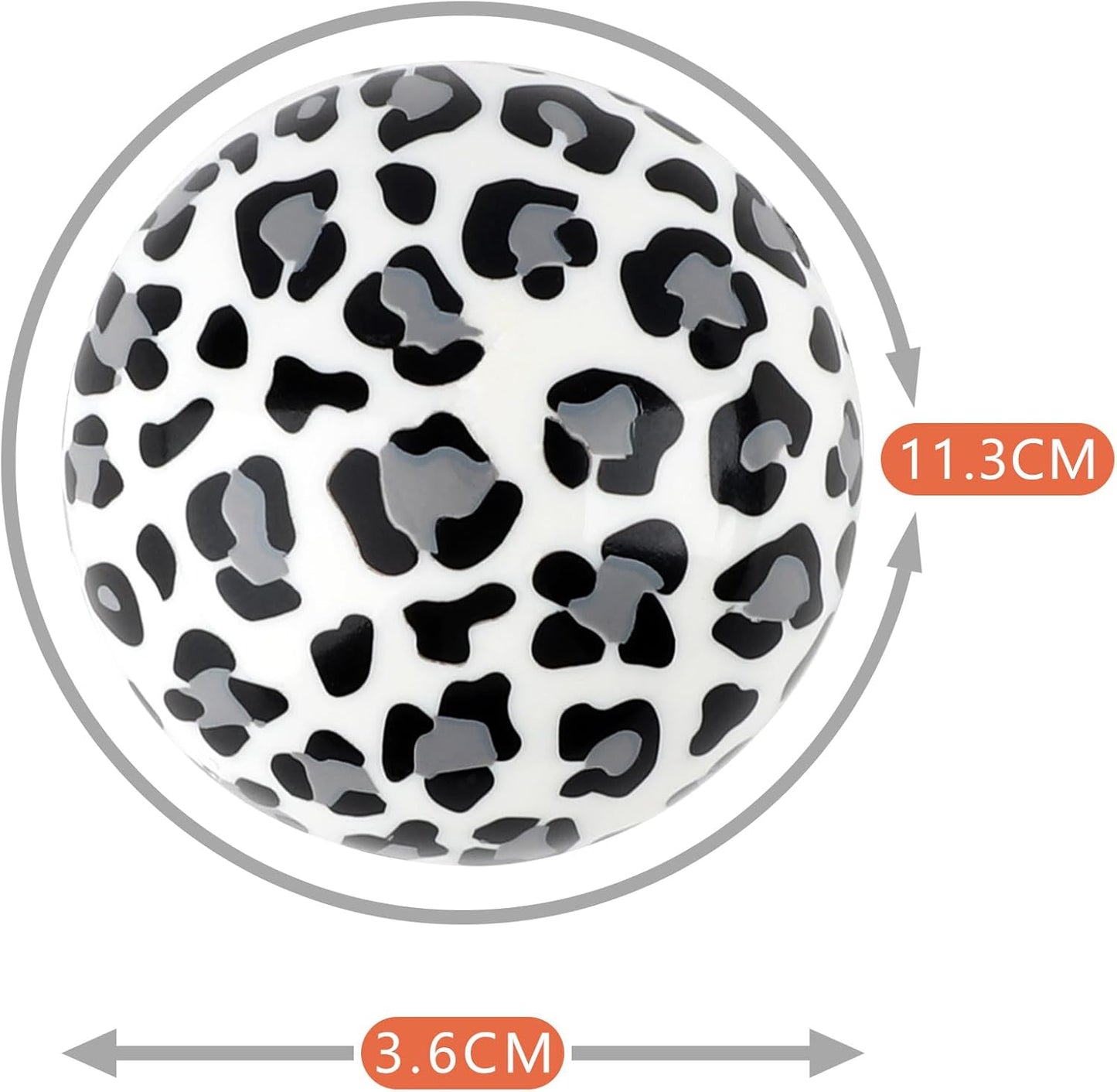 Knixmax Sneaker Deodorizer Shoe Freshener Balls, Boot Odor Eater Deodorizing Ball Sneaker Deodorants, Gym Bags Lockers Car Air Fresheners, 6 Packs Fresh Linen Leopard