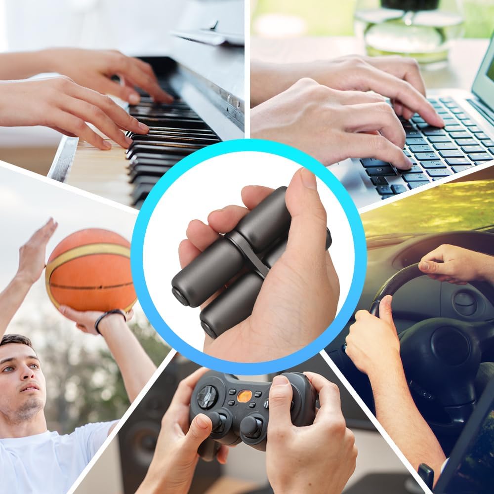 Handheld Fidget Hand Roller Toy, Metal Hand Fidget Spinner for Kids Adults, Fidget Toys Stress Relief, Hand Grip Strengthener, Portable EDC Silence Toy Gift for Men Office Travel Classroom