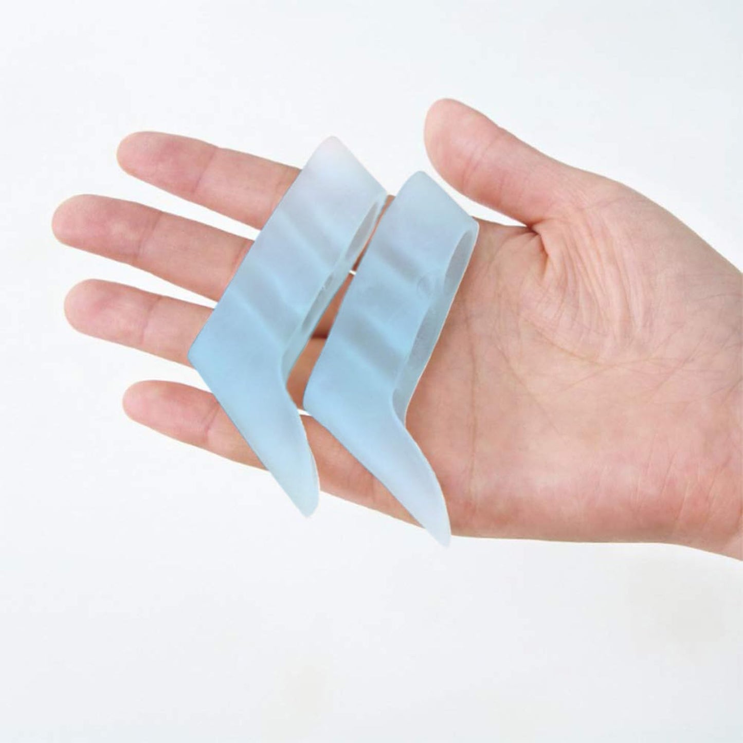 Toe Spacers, 5 Pairs Little Toe Separators Protector with 3 Loops for Curled Toes/Overlapping Toes/Foot Pain/Bunion Corrector and Bunion Relief for Men Women