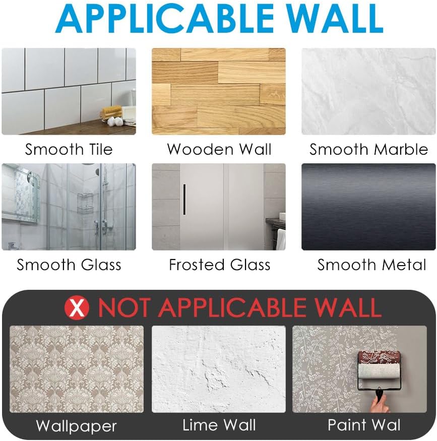 2 PCS Toothbrush Holder Wall Mounted with Cover for Bathroom, 2 Slots Toothbrush Storage Organizer for Shower, Self Adhesive Toothbrush Hanger Rack for Dorm, Cabinet (Clear)