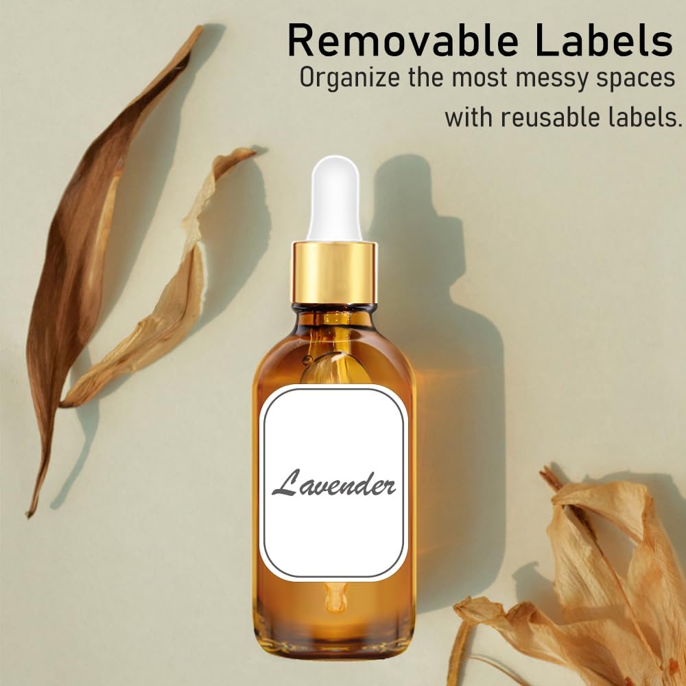 Bumobum 2 oz Dropper Bottle, Amber Glass Eye Dropper Bottles with Golden Top Cap for Essential Oils, 99 pack Tincture Bottle with Labels and Funnel