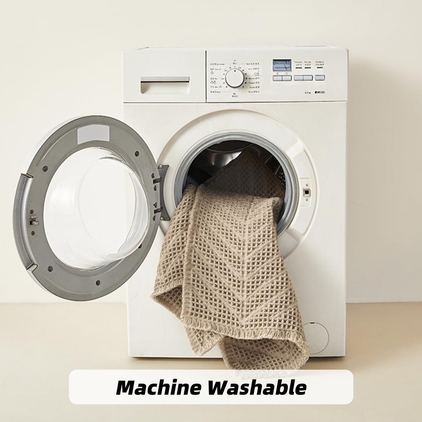 Bathroom Runner Rug Super Absorbent Non Slip Long Bath Mat Machine Washable Boho Bathroom Rugs Quick Dry Rug Runners for Hallway Bedroom Laundry Room,Brown, 2'x 6'(24" x 72")