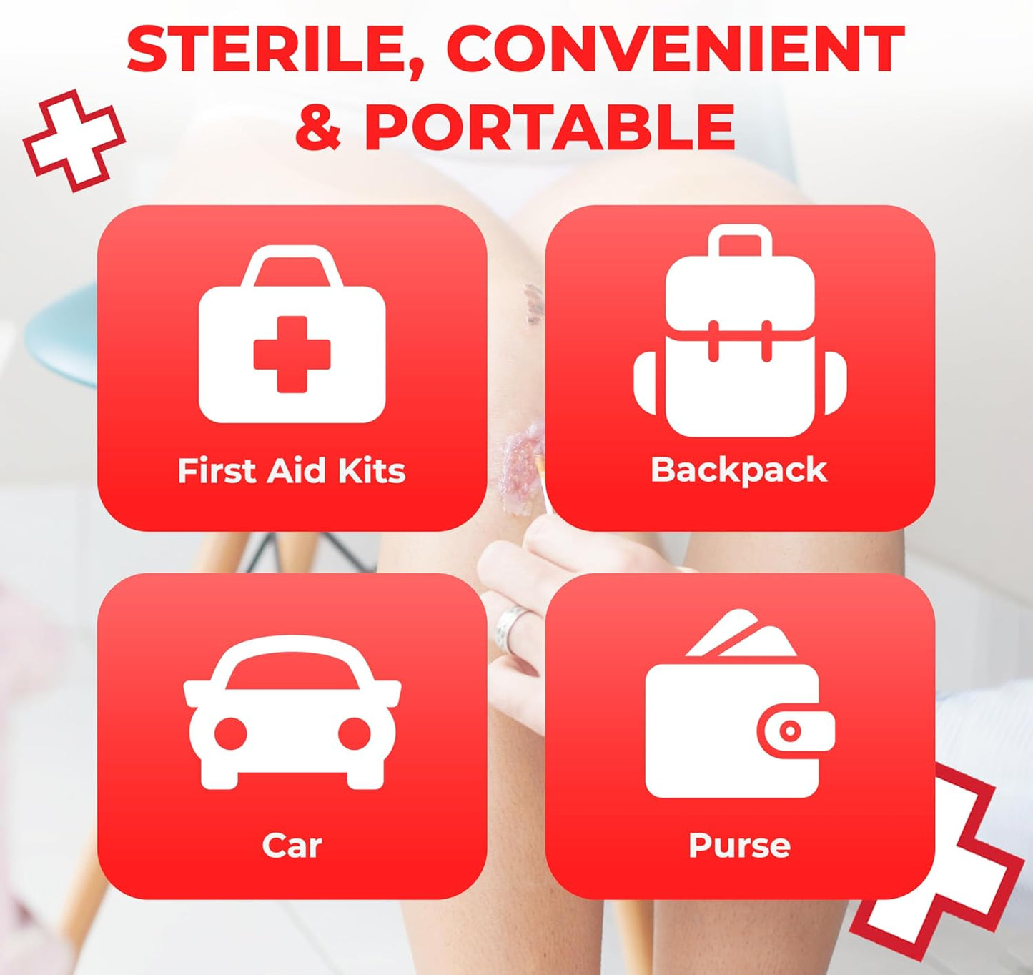 Triple Antibiotic Ointment .9gr Packets – First Aid Antibiotic Cream for Minor Wound Care – Bacitracin, Neomycin, Polymyxin B – 24 Count