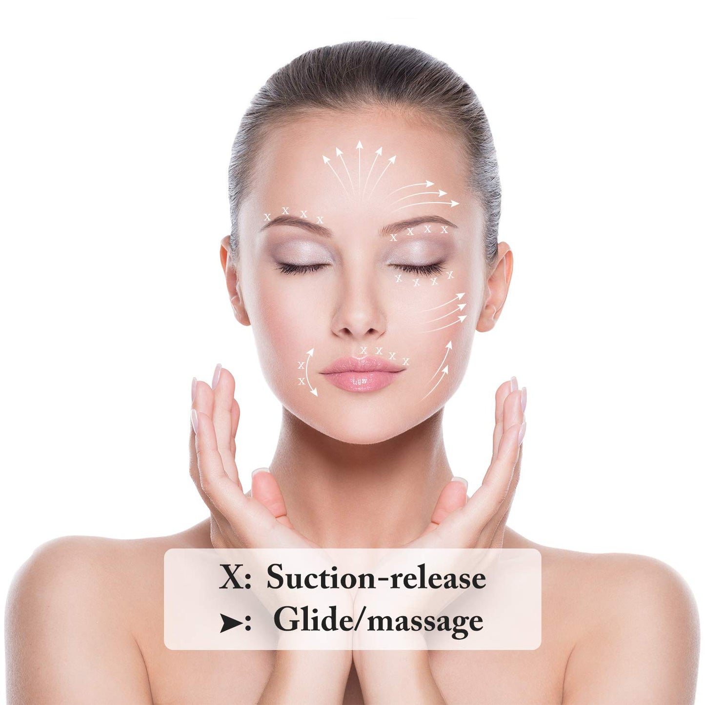 Nuanchu Facial Cupping Cup Blue Glass Face Cup Silicone Cupping Massage Vacuum Suction Mug for Body Face Leg Arm Back Shoulder Muscle and Joint Pain(0.35 Inch Diameter)