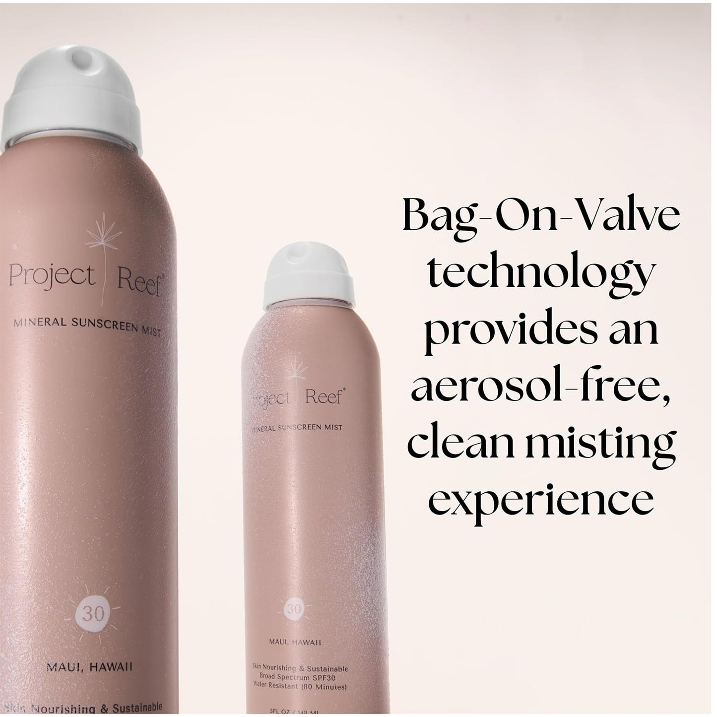 SPF 30 Mineral Sunscreen Spray – Non-Aerosol, Reef-Safe Zinc Sunblock with Natural Ingredients for All Skin Types