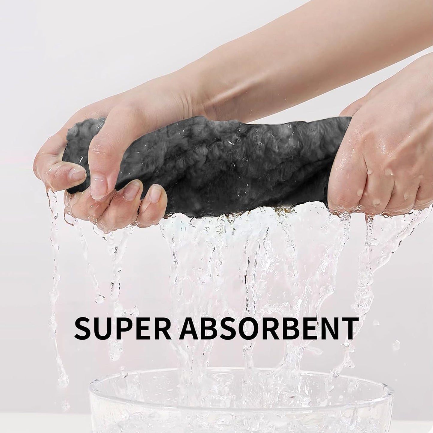 Oversized Bath Towels 40x80 Inches Extra Large Bath Sheets for Adults Super Soft Quick Dry Highly Absobent Microfiber Shower Towels for Bathroom(Charcoal Gray, 6Piece