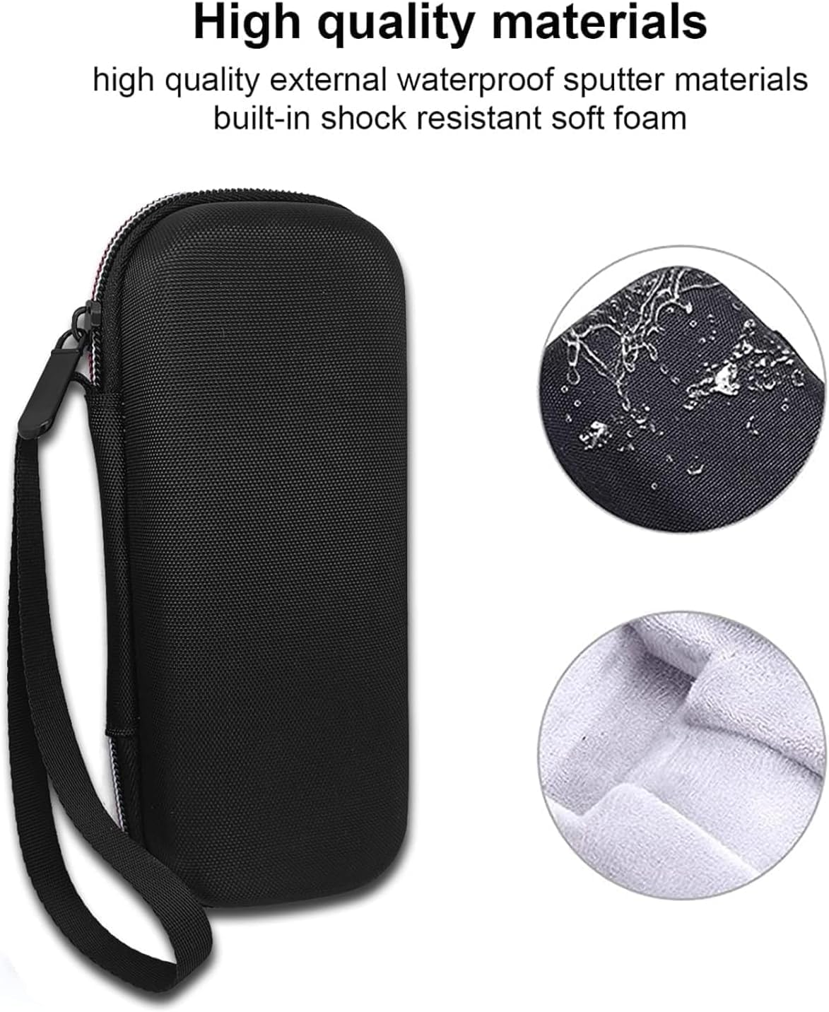 LinMei Hard Case for One Blade Trimmer QP2724/90, QP2834/70, QP2630/72, Waterproof Shaver Organizer Shockproof Travel Storage Box for Charger & Accessories