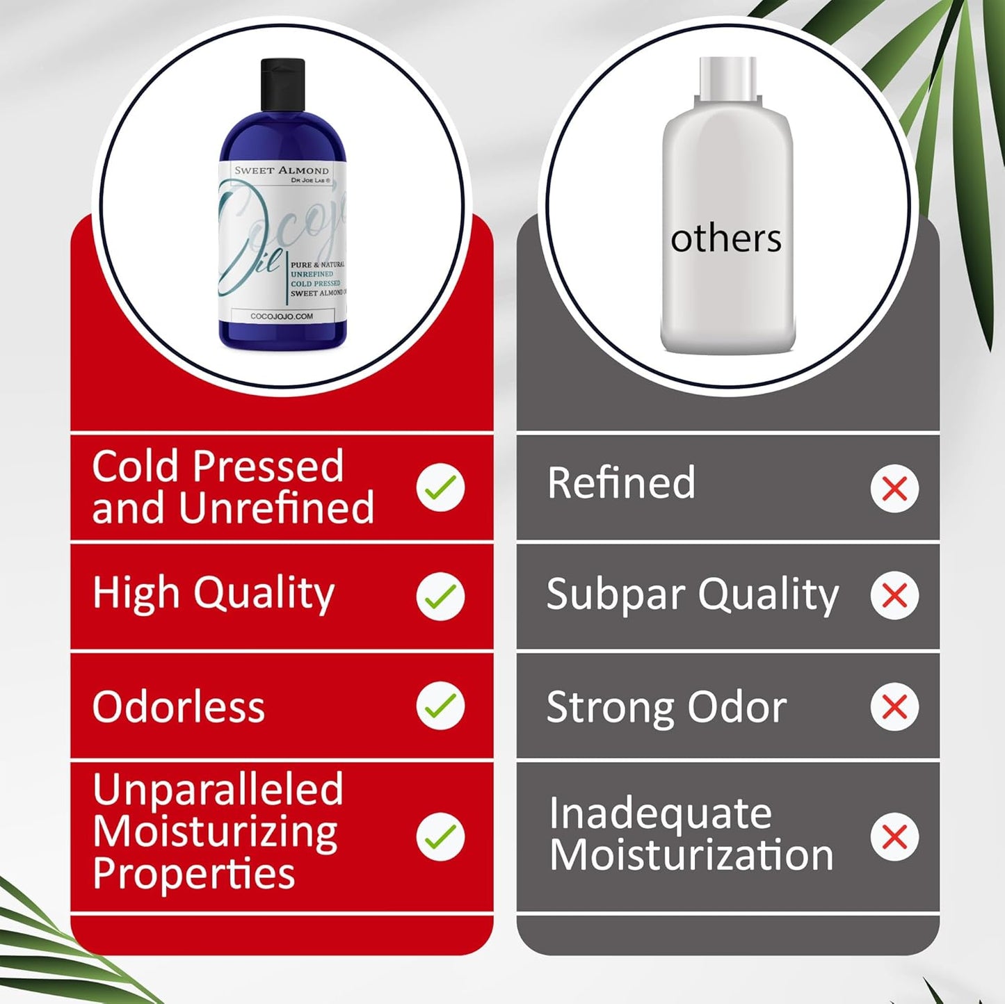 Dr Joe Lab Sweet Almond Oil 8 oz Pure Natural Cold Pressed Unrefined Extra Virgin - for Hair Skin Body Nail and Beard Carrier Oil for Essential Oils - Moisturizes, Soothes, Hydrates, & Nourishes