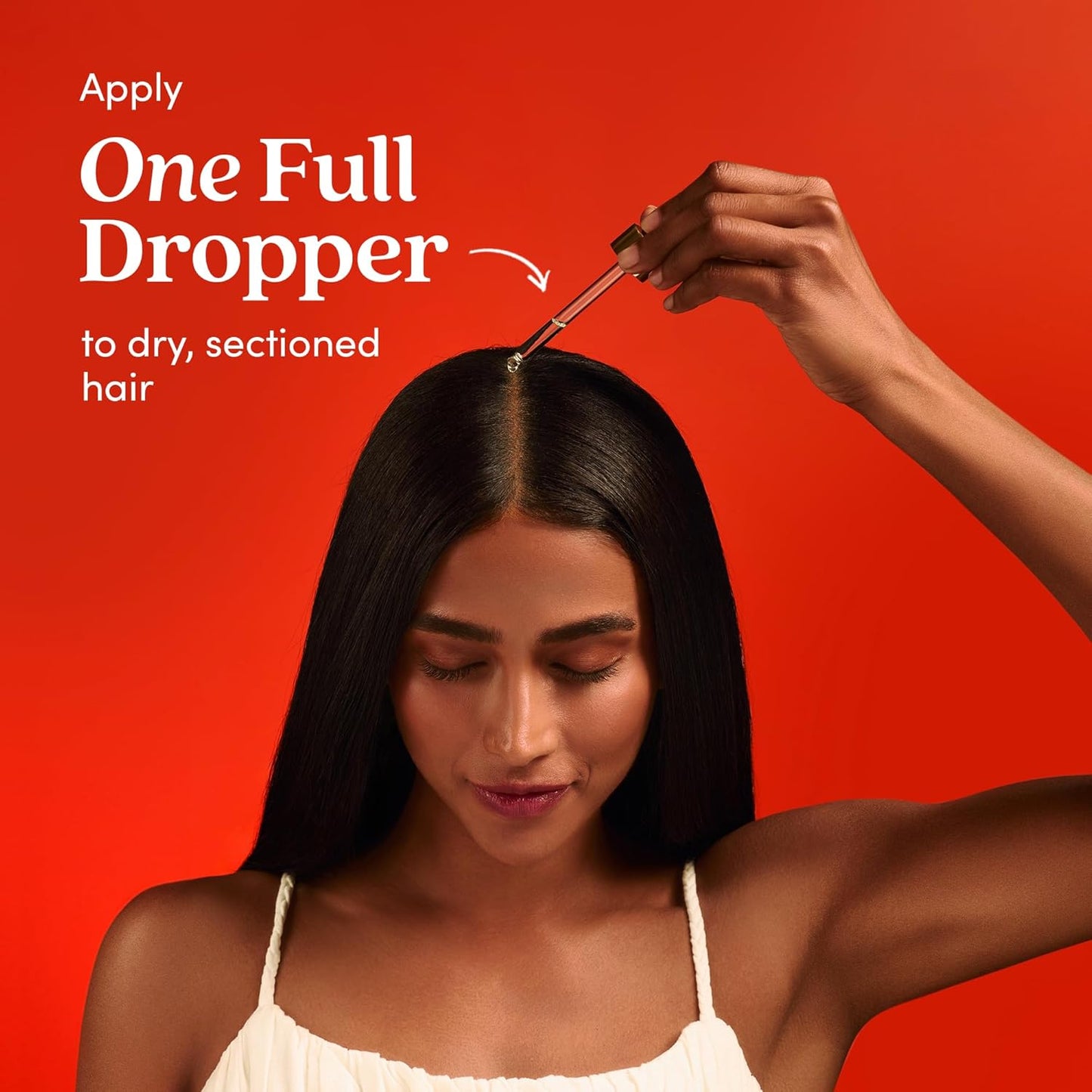 Fable and Mane Hair Oil - HoliRoots Strengthening Serum for Damaged, Frizzy Hair with Amla, Castor Oil for Hair Health - 3.4FL oz