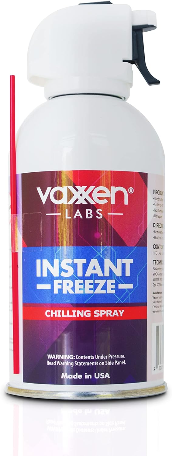 Vaxxen Labs Instant Freeze Chilling Spray - Professional Grade - Made In USA