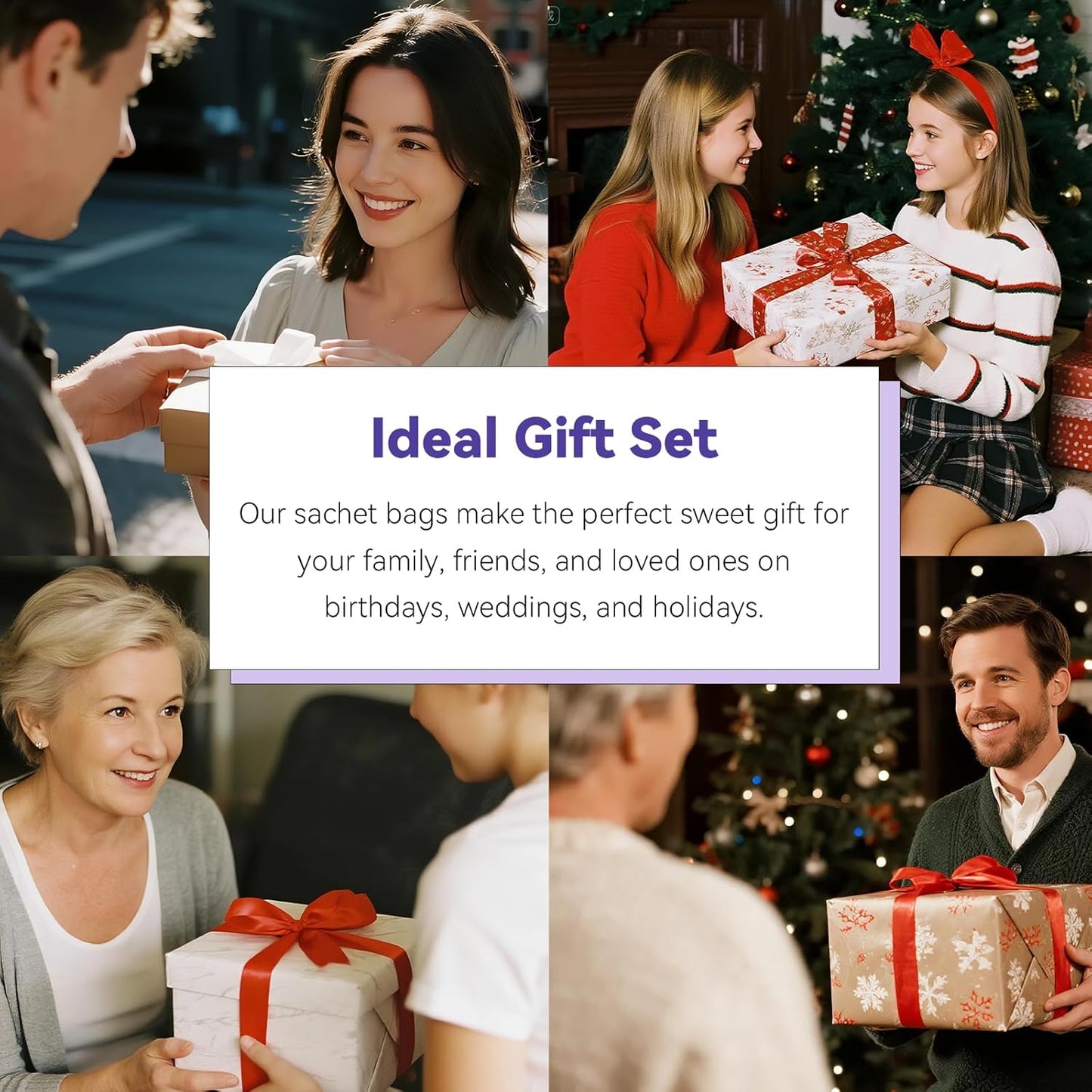 MYARO 12 Packs Lavender Large Scented Sachets for Drawer and Closet, Long-Lasting Hanging Sachet Bags Closet Deodorizer Scented Air Fresheners for Home for Lover