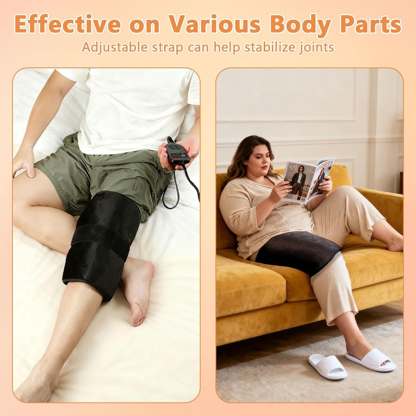 UTK 30s Fast Heating Pad for Back Pain & Period Cramps, 3X Far Infrared Deeper Pain Relief, Hotter to 160℉, FSA-HSA Eligible, 4H Auto Off, 8 Heat Settings,Machine Washable,Gift for Women Men 24" x 12"