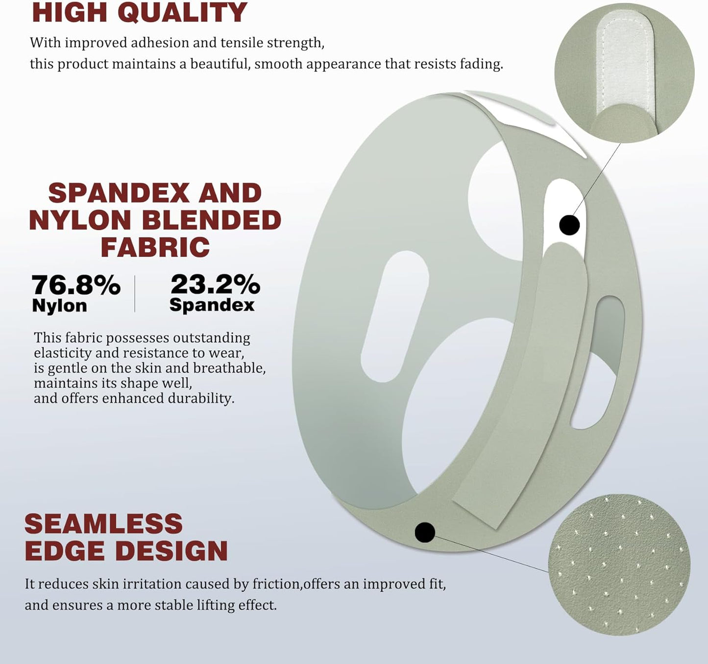 2-Pack Unisex Chin Strap for Snoring | Adjustable, Breathable & Skin-Friendly, Universal Fit Anti-Snore Set for Couples & Sleepers