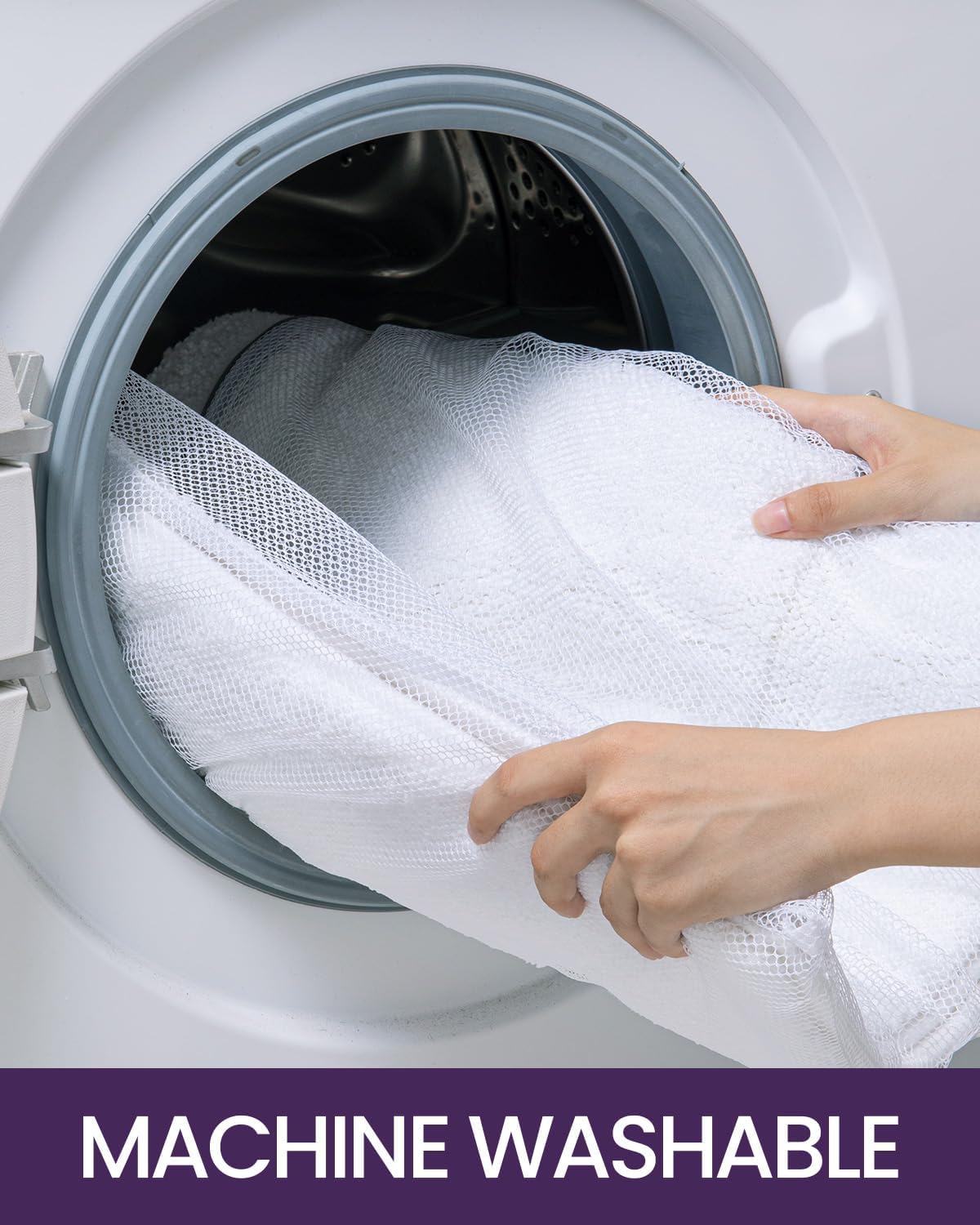 DEXI Bathroom Rugs 43x24, Washable Non Slip Bath Mat for Shower Floor, Absorbent Quick Dry Bathmat with Rubber Backing, Ultra Soft Plush Carpet for Tub, White