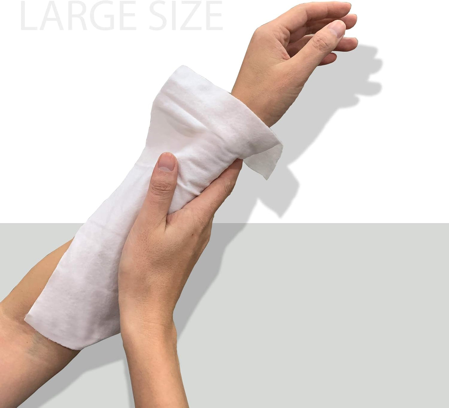 Shower Solution Ultra Thick Rinse Free Bathing Wipes for Post Workouts, Camping, Backpacking, Outdoors and Hiking, Extra Large 10 Wipes Pack