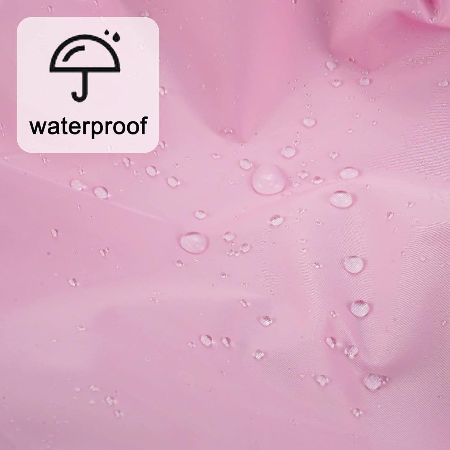 Reusable Shower Cap for Women, Large Waterproof Shower Essentials Bonnet Washable Elastic Band Bath Hair Wrap Hat for Long Hair, Braids(Purple)