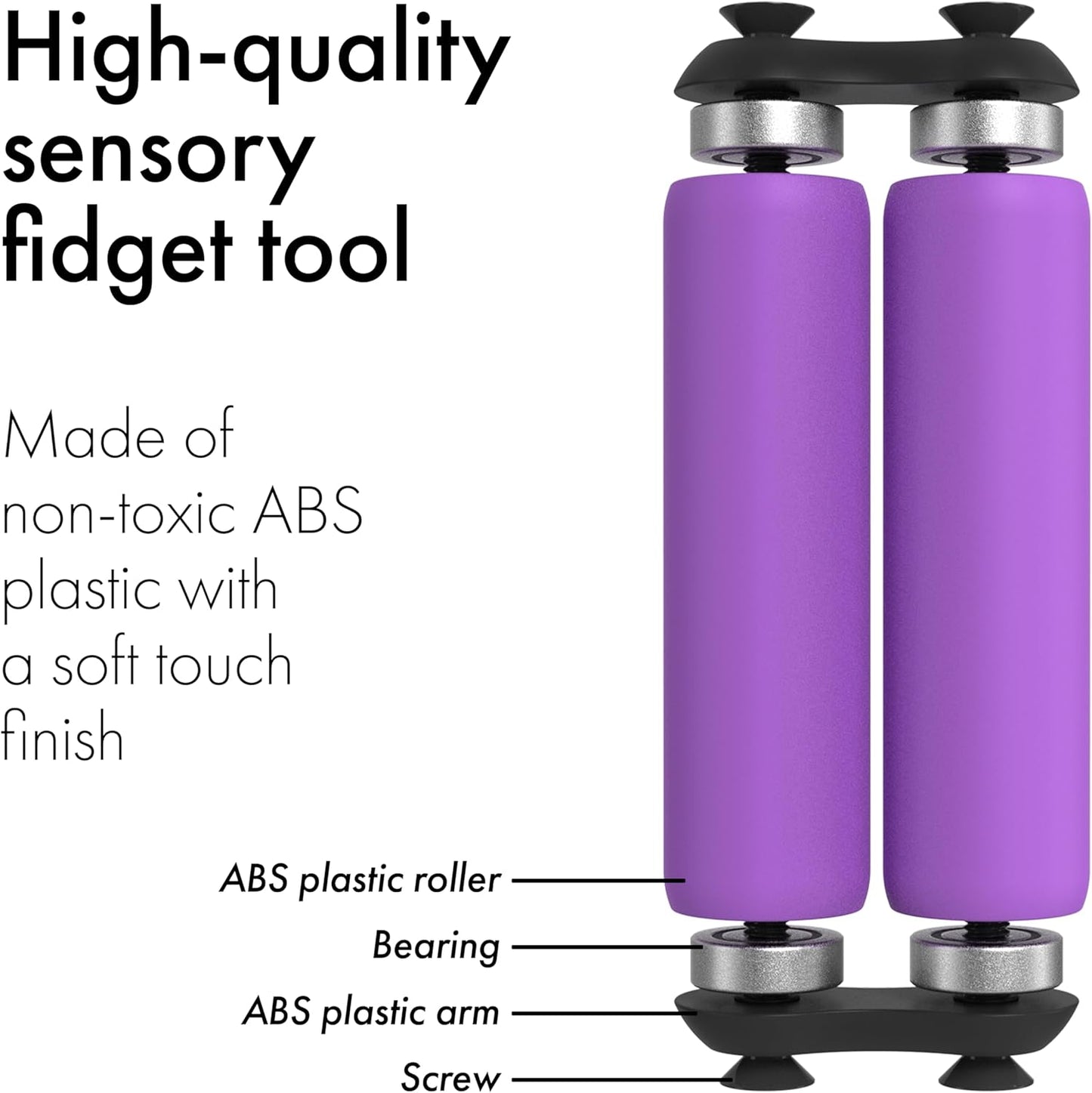 ONO Roller - Handheld Fidget Toy for Adults | Help Relieve Stress, Anxiety, Tension | Promotes Focus, Clarity | Compact, Portable Design