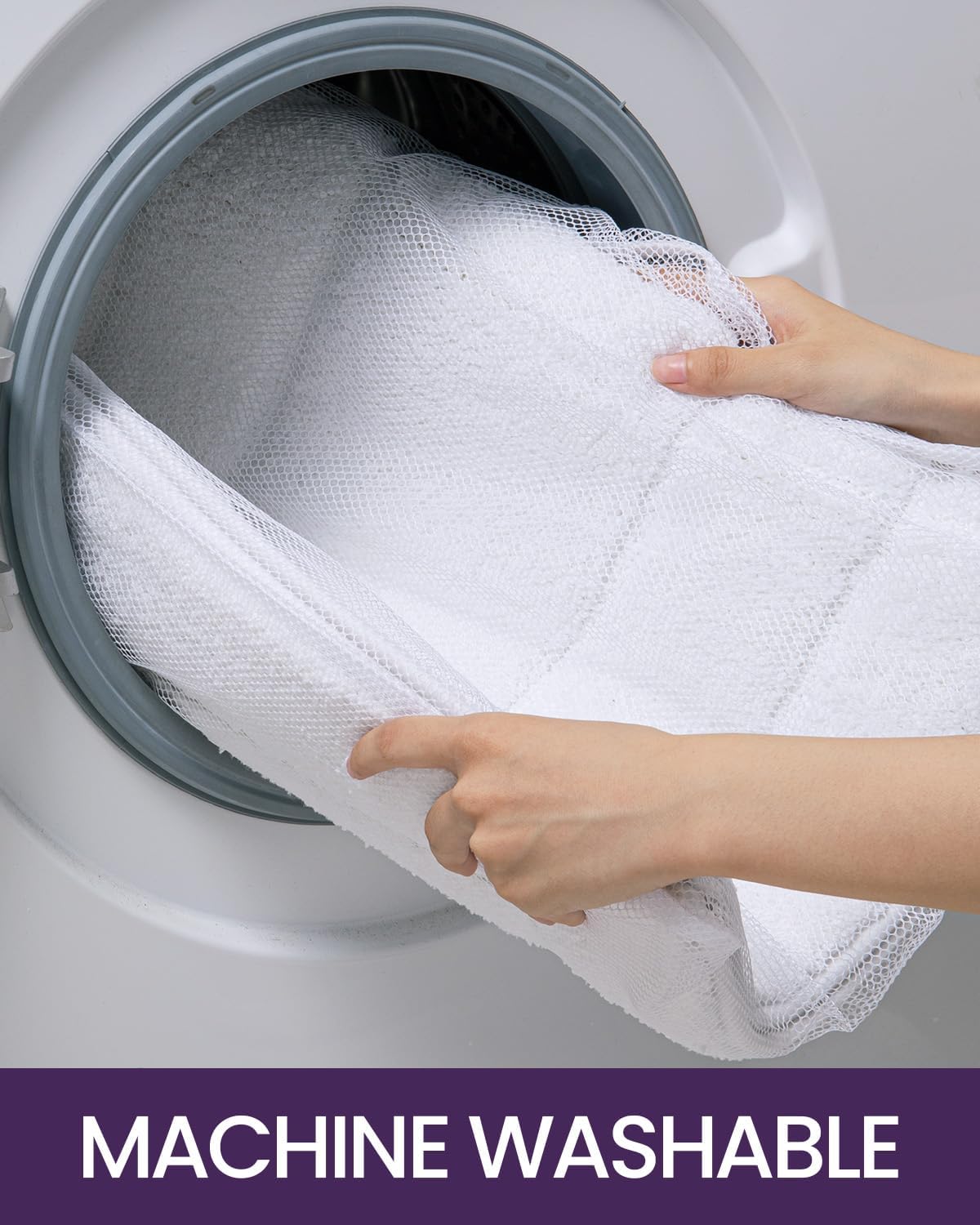 DEXI Bathroom Rug Set 2 Piece 32x20, Non Slip Washable Bath Mat for Shower Floor, Absorbent Soft Bathmat with Rubber Backing, Quick Dry Microfiber Carpet, White