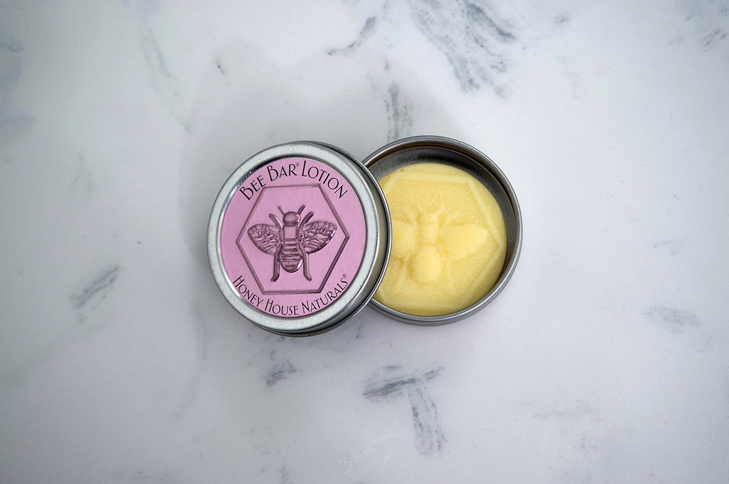 Honey House Naturals Bee Bar Gift Set – Small Bee Bar .6 ounces – All-Natural Ultra Moisturizing Lotion Bar Infused with Essential Oils and Butters – 5 Piece Set