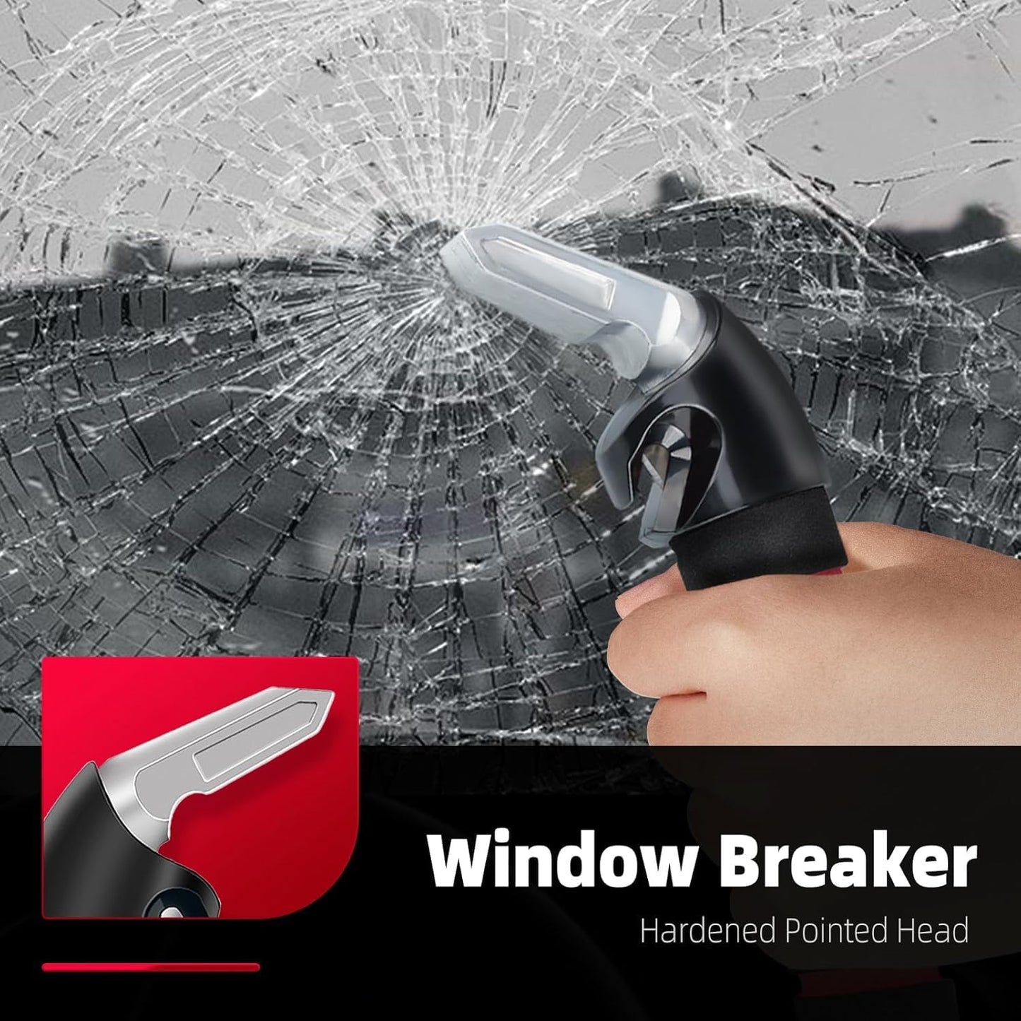 Car Handle Assist for Elderly Car Door Handle, Mobility Car Assist Transfer Support Handle, Multifunction Automotive Grab Handles, Aids for Disabled and Elderly(2Pack, Red)