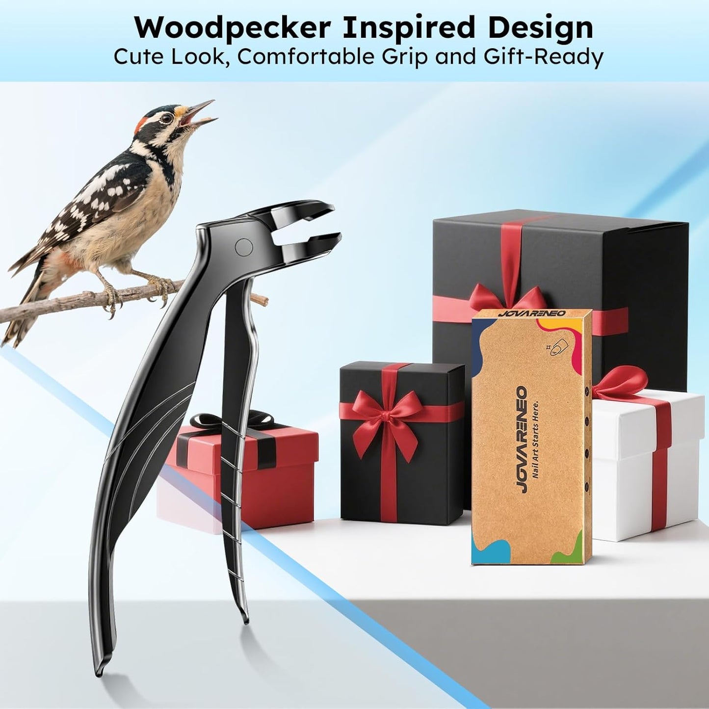 Toenail Clippers for Seniors, Angled Head Large Toe Nail Clippers for Thick Toenails, Wide Jaw Eagle Beak Clippers for Ingrown Nails, Anti-Splash Cutter with Curved Blade, Cuticle Clippers