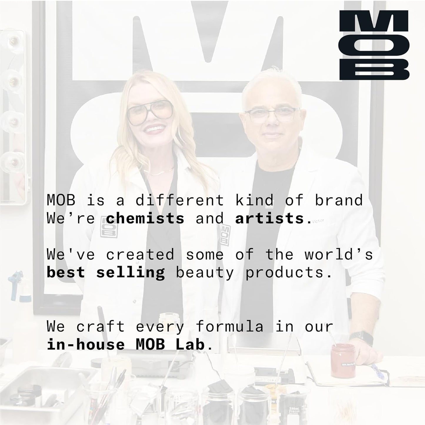 MOB Beauty Cream Clay Eyeshadow M145 – Champagne Shimmer | Skincare-Infused, Vegan, Blendable Cream-to-Velvet Finish, Buildable Pigment, Clean Eyeshadow in Sustainable, Biodegradable Compact