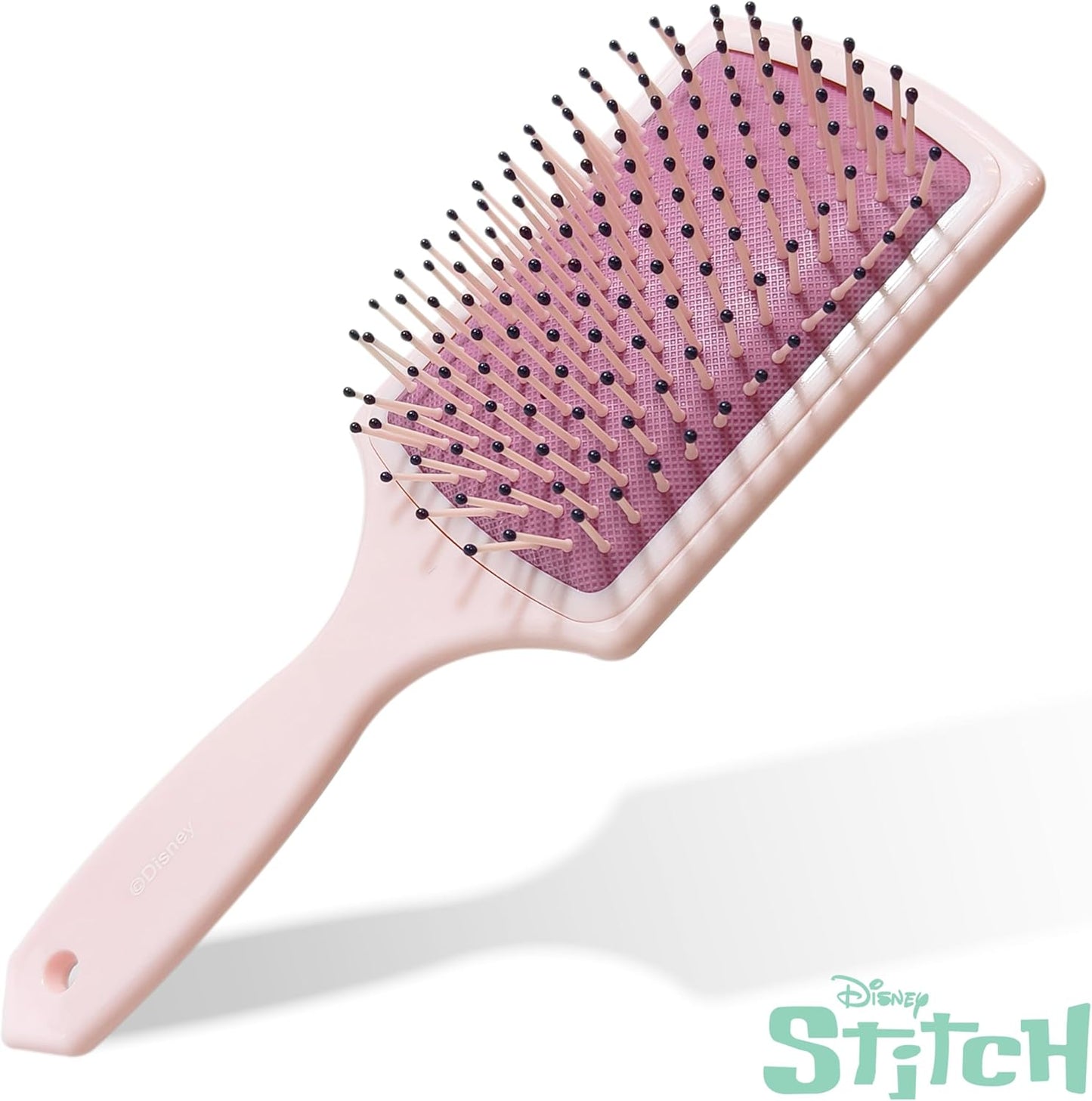 LUV HER Kids Disney Hair Brush & Spa Headband Set for Girls - Features Angel from Lilo and Stitch - Fun Grooming Kit for Detangling Styling - Soft & Stretchy One Size, Ages 3+