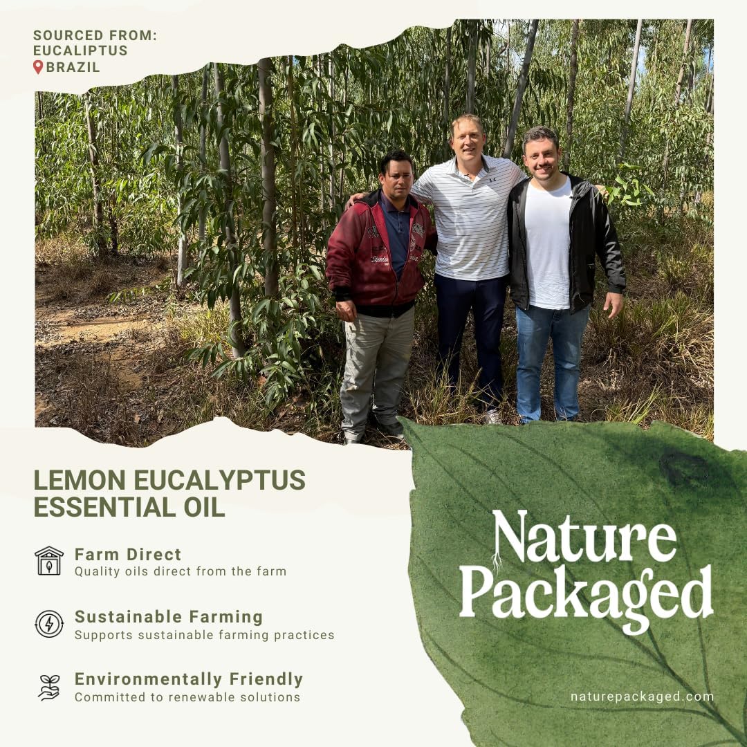 Lemon Eucalyptus Oil by Eucaliptus from Brazil - Essence of Lemon Eucalyptus (15 mL)
