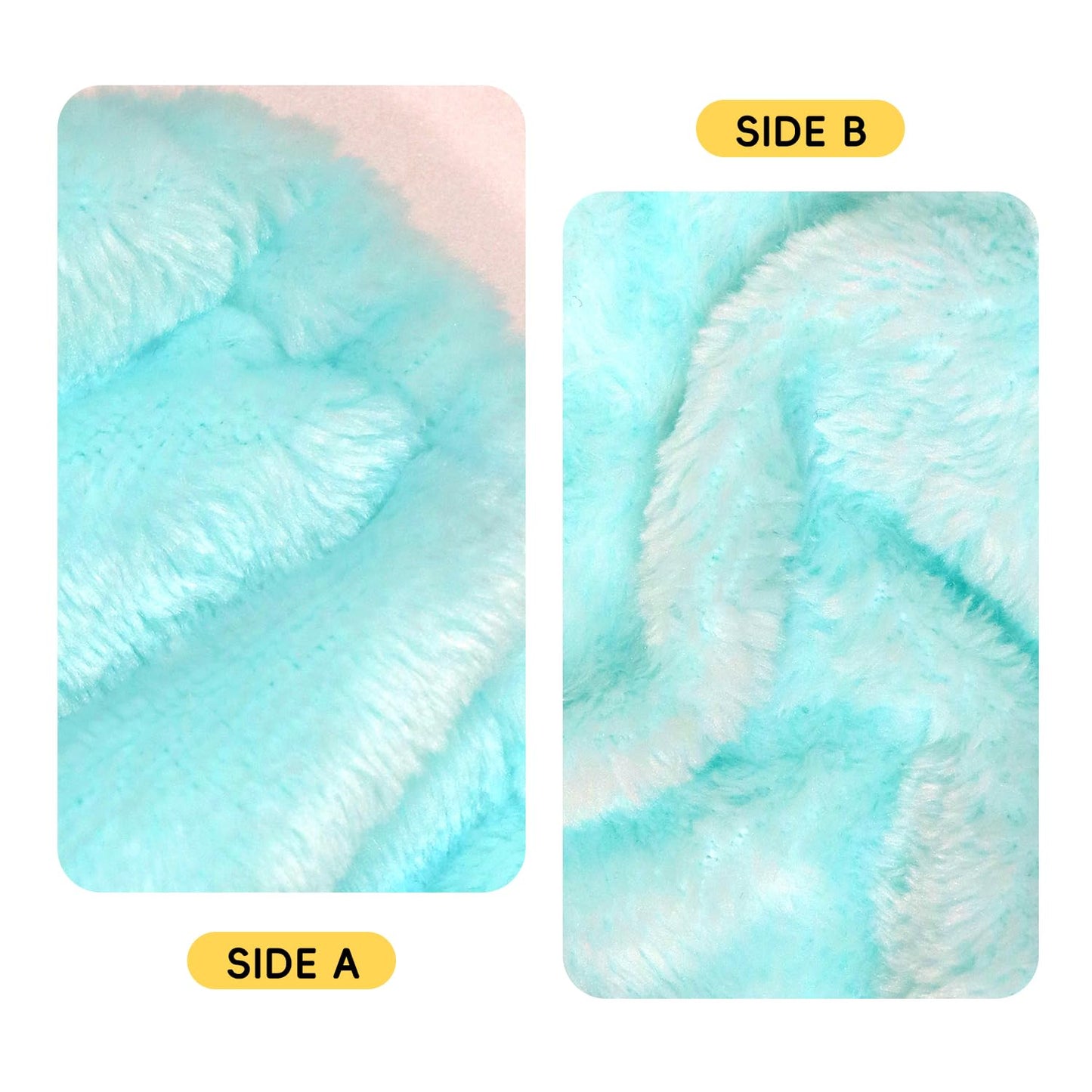 Face Wash Headband Set Adjustable Makeup Hair Headbands, Cute Spa Skincare Headband and Wristband Set 4PK, Ideal for Face Washing Coral Velvet for Girl Women