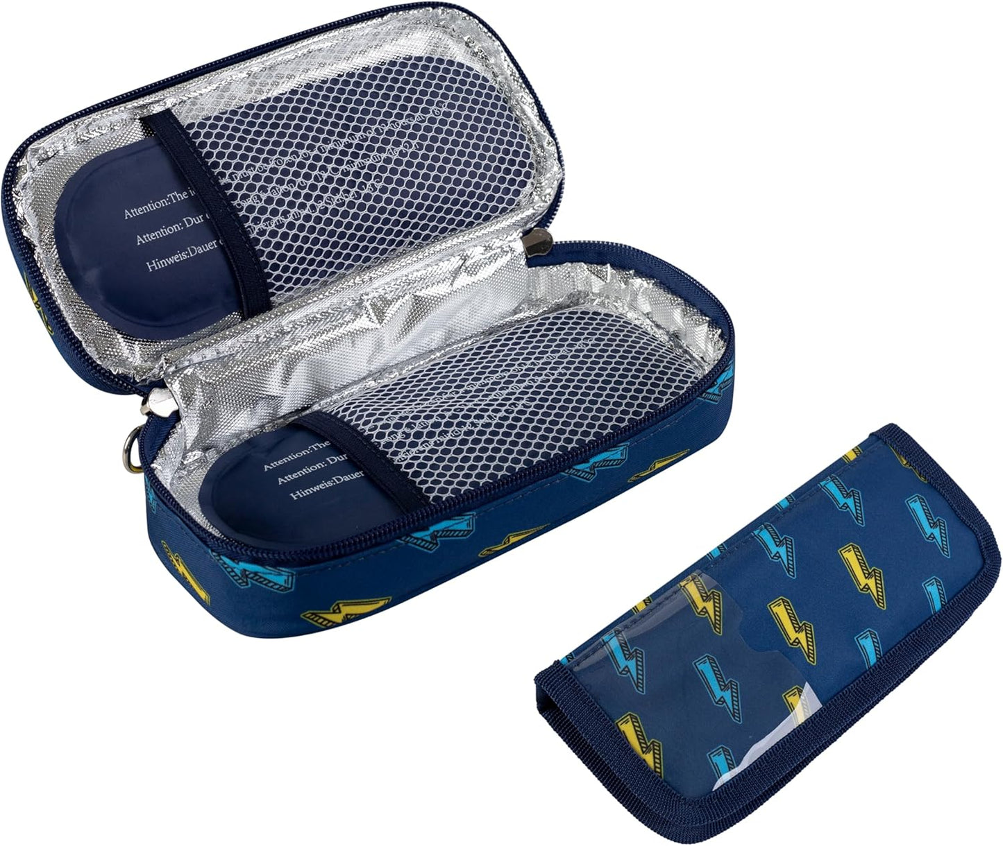 apollo walker Insulin Cooler Travel Case Diabetic Medication Cooler with Ice Packs and Insulation Liner insulin cooler travel case tsa approved