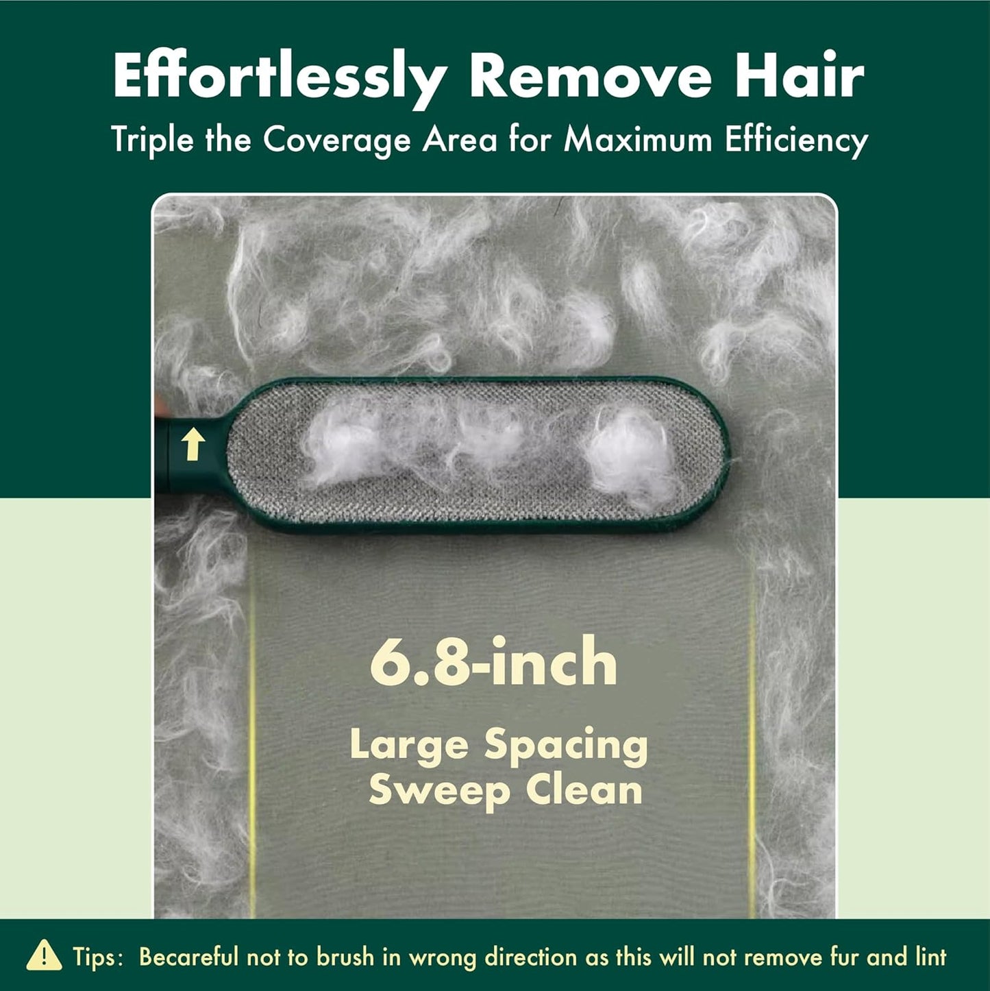 Pet Hair Remover for Clothes -Dog & Cat Hair Remover for Clothes-Better Than Lint Rollers for Pet Hair, Lint Remover Brush, Lint from Clothing, Couch, Furniture, Bedding,Car