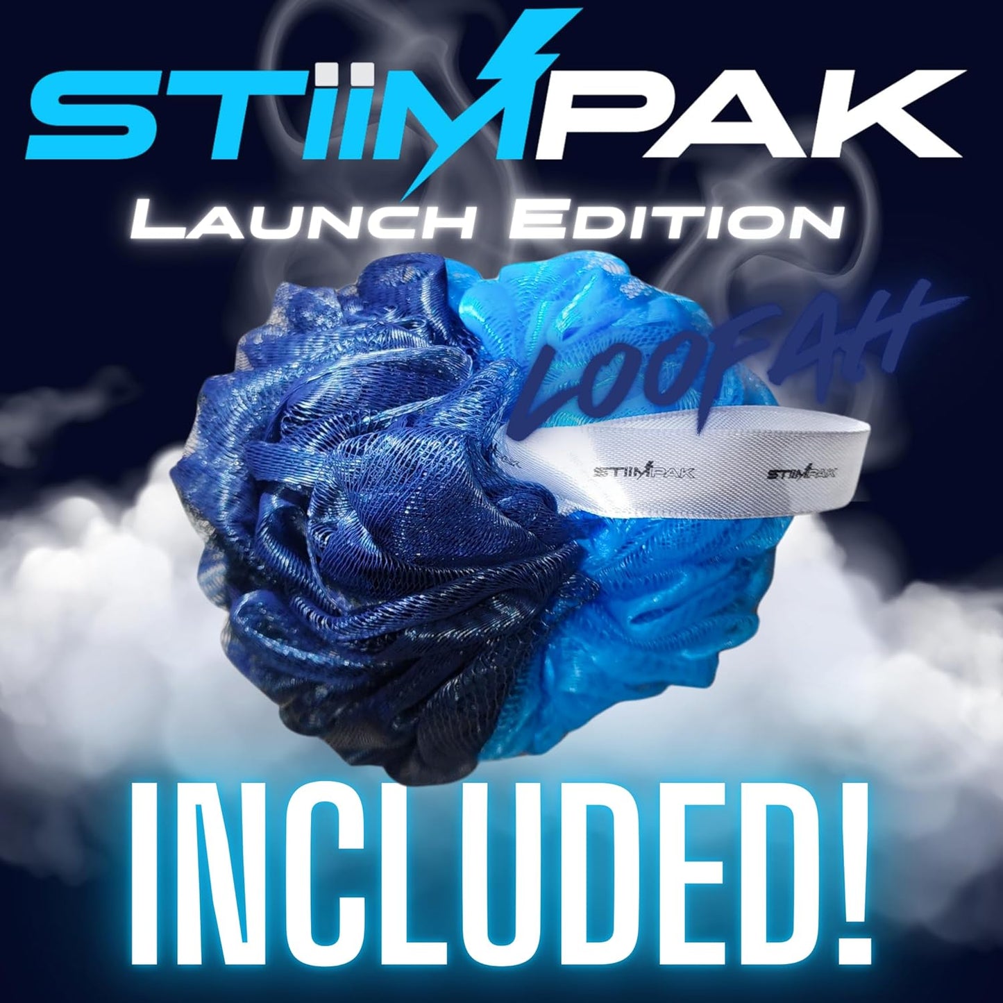 Shower Steamers | Synergy | XL 80g | Intimacy, Relaxation & Self-Love Aromatherapy | Caffeine, L-Theanine & Menthol | Gift for Women | Strawberry Vanilla | STiiMPAK (8 Pak + Loofah)