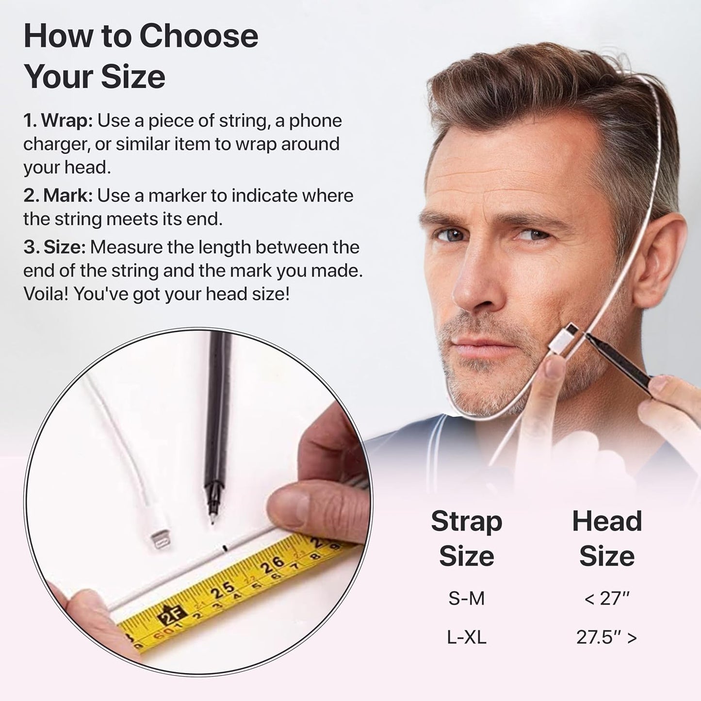 Chin Strap for CPAP Users | Comfortable Mouth Support to Encourage Closed Mouth Positioning Nasal Breathing for Men and Women Who Breathe Through The Mouth During Sleep by PIDOTI (Pink, L-XL)