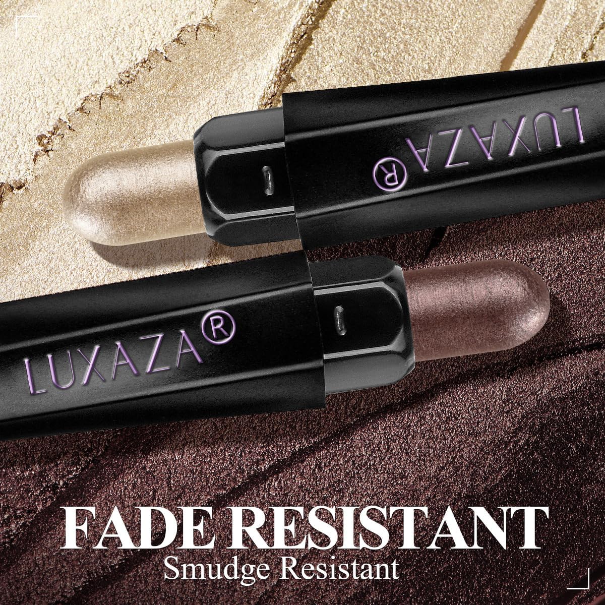 Brown Eyeshadow Stick Makeup 6PCS Set, Neutral Eyeshadow Palette Metallic Shimmer Matte Cream Eye Shadow Eyeliner Brightener Pencil Crayon - TAUPE MAUVE